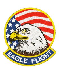 PATCH-USA,EAGLE FLIGHT  