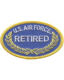 PATCH-USAF,OVAL,RETIRED  
