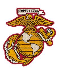 PATCH-USMC EGA (04) (YLW/WHT)
