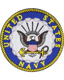 PATCH-USN LOGO (03V) (Tactical Hook & Loop)