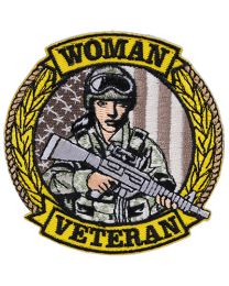 PATCH-WOMAN VETERAN,BDU (Tactical Hook & Loop)