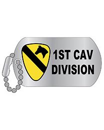 PIN-ARMY,001ST CAV DIV "DOG TAG"