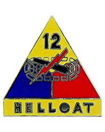 PIN-ARMY,012TH ARM.DIV.  