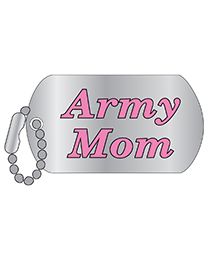 PIN-ARMY,MOM "DOG TAG"