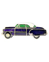 PIN-CAR,CHEVY,'51,BLACK  