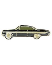 PIN-CAR,CHEVY,'61,BLACK  