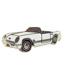 PIN-CAR,CORVETTE,'53,WH.  
