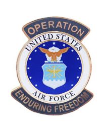PIN-ENDUR.FREED,USAF EMBLEM  