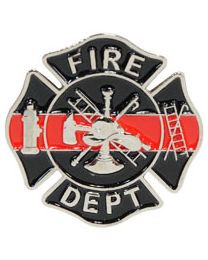 PIN-FIRE,RED LINE HONOR BADGE  