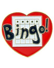 PIN-GAME,BINGO,HEART  