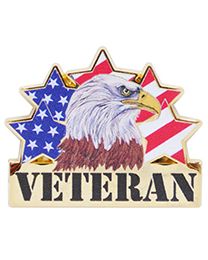 PIN-VETERAN,EAGLE,USA  