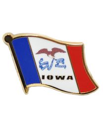 PIN-IOWA (FLAG)