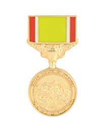 PIN-MEDAL,GOLD LIFESAVING  