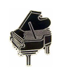 PIN-MUSIC,PIANO,GRAND,BLK  