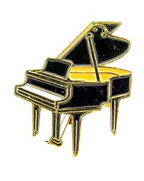PIN-MUSIC,PIANO,GRAND,BLK  
