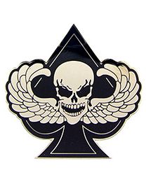 PIN-SKULL,DEATH SPADE  