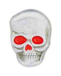 PIN-SKULL,RED EYES  