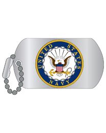 PIN-USN LOGO "DOG TAG"