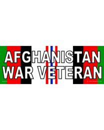 STICKER-AFGHAN WAR,SVC RBN VETERAN