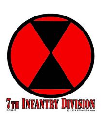 STICKER-ARMY,007TH DIV. (Adhesive Face Vinyl)