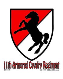 STICKER-U.S. ARMY,011TH ACR (Adhesive Face Vinyl)