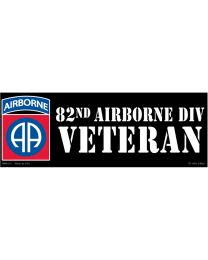 STICKER-U.S. ARMY,082ND ABN VETERAN