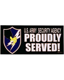 STICKER-U.S. ARMY,SECURITY  