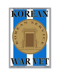 STICKER-KOREA WAR SVC  