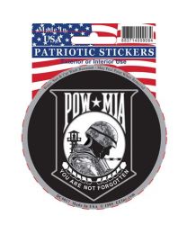 STICKER-POW*MIA 3D Auto-Badge
