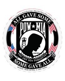 STICKER-POW*MIA,SOME GAVE ALL  