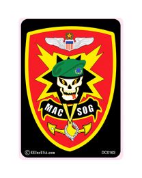 STICKER-VIETNAM,MACV SOG  