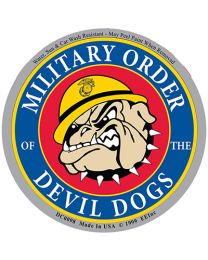 STICKER-USMC,DEVIL DOGS  